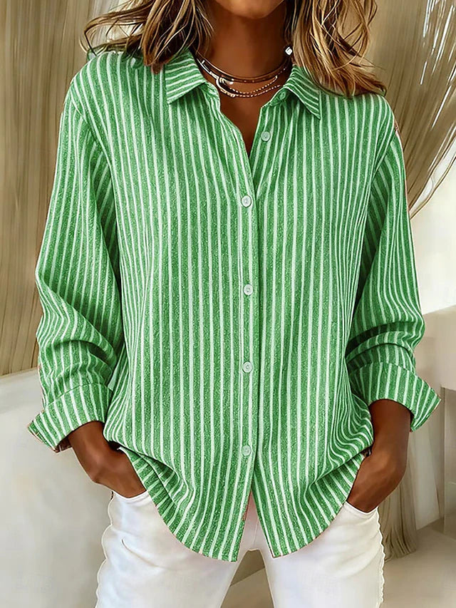 Rebecca - Striped Button Shirt